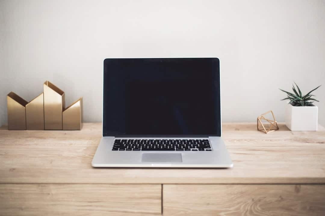 Web design for small business — a professional website on a laptop