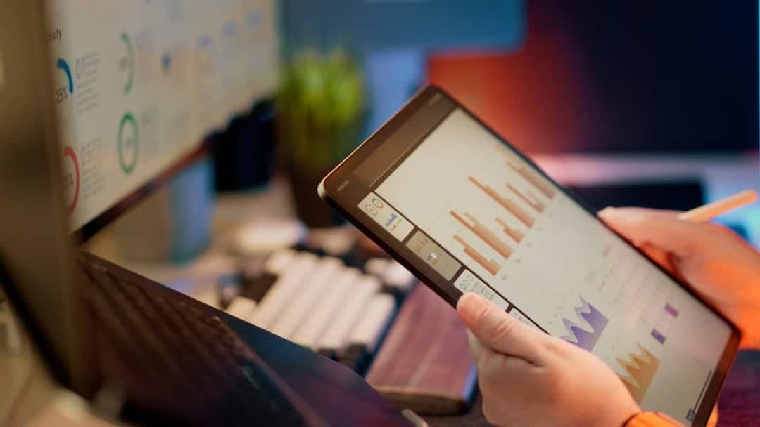 Website analytics dashboard showing conversion rate data