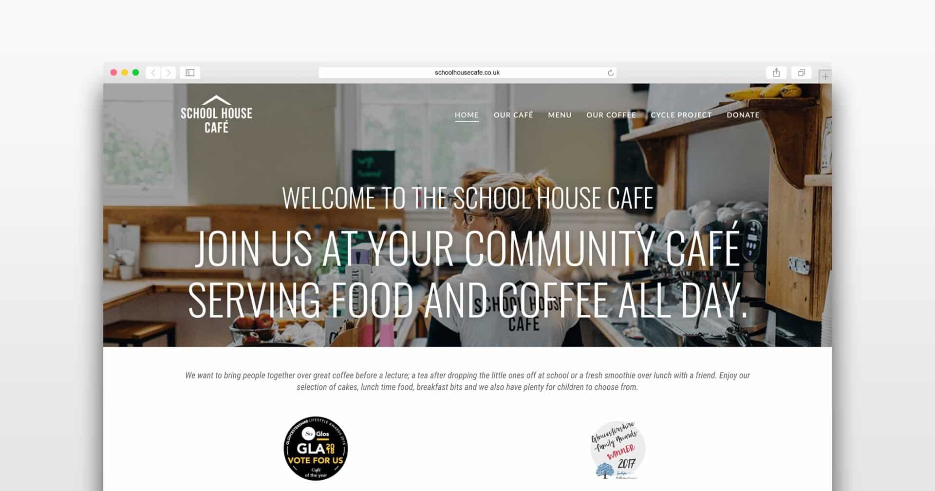 School House Café website image